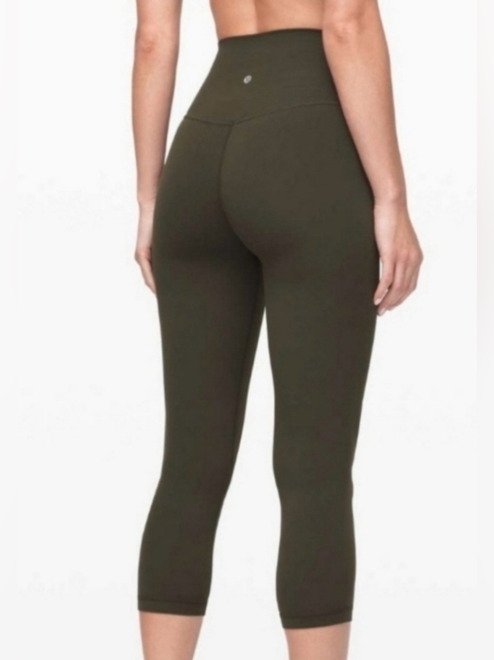 Lululemon Align Crop 21" - Dark Olive